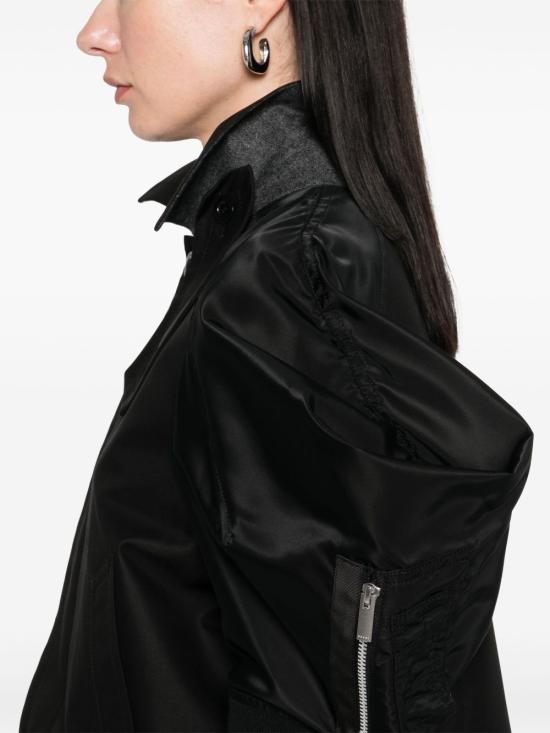 25SS 사카이 수트 자켓 25 07671 001 Black - SACAI