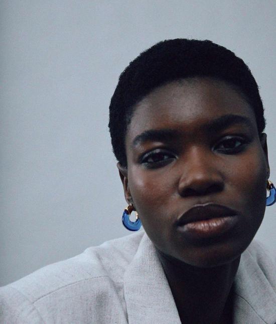  리지 포르투나토 이어링 미니 오가닉 후프 귀걸이 - LIZZIE FORTUNATO