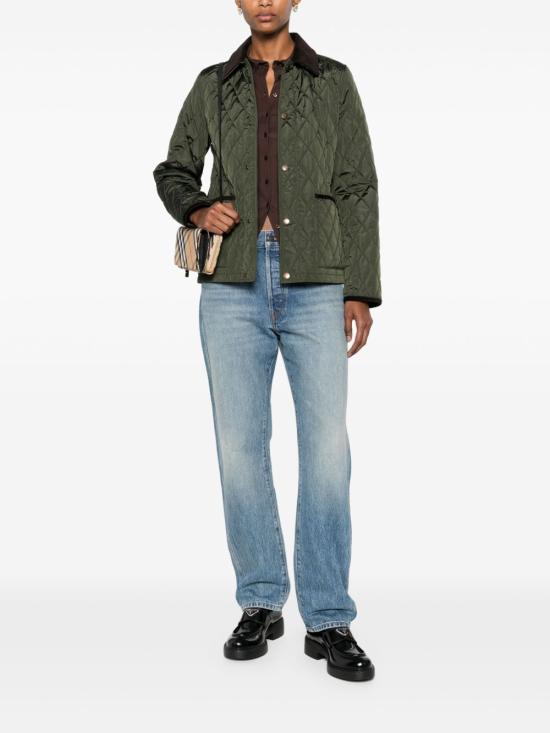 25SS 버버리 수트 자켓 8100826 C2491 Green - BURBERRY