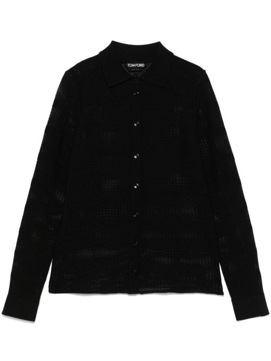 25SS 톰포드 셔츠 CAK373 YAX844LB999 Black