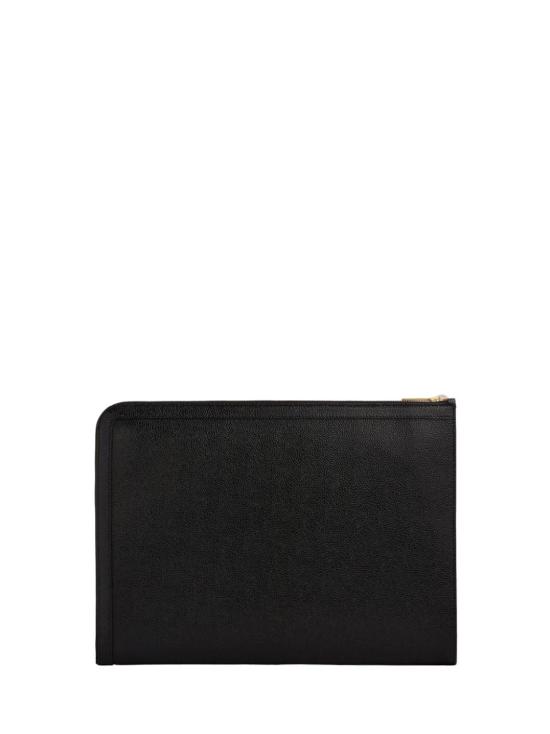 26SS 톰브라운 페블 그레인 레더 도큐먼트 거싯 폴리오 MAC074A 00198 001 - THOM BROWNE