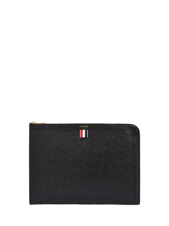 26SS 톰브라운 페블 그레인 레더 도큐먼트 거싯 폴리오 MAC074A 00198 001