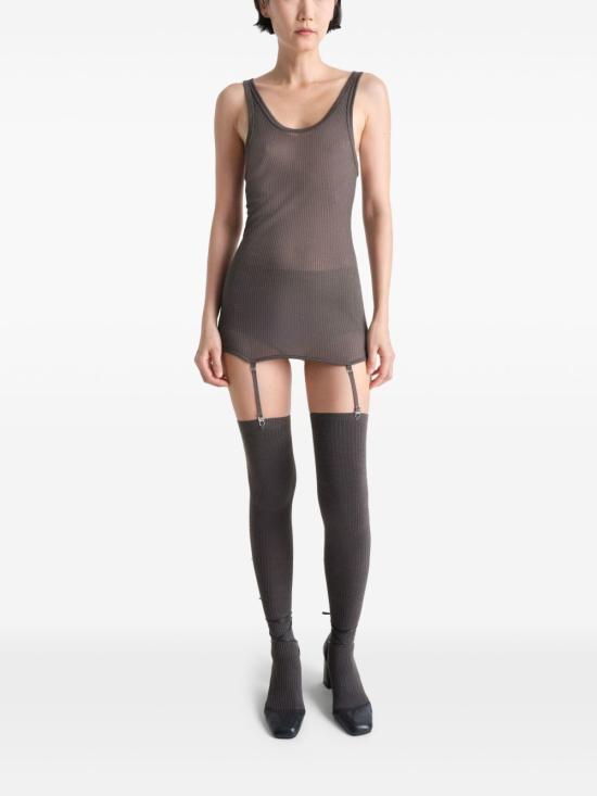 25SS 르메르 민소매 티셔츠 TO1367 LK1017449 Brown - LEMAIRE