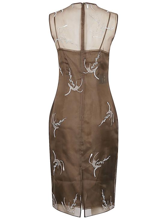  프라다 숏 원피스 P3L86R 14VOF0334 Brown - PRADA