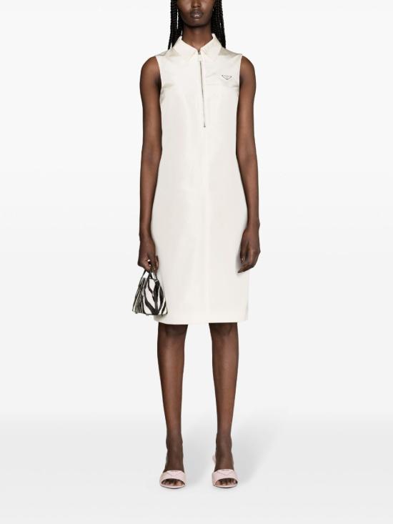  프라다 숏 원피스 P3L63 14KHF0304 White - PRADA