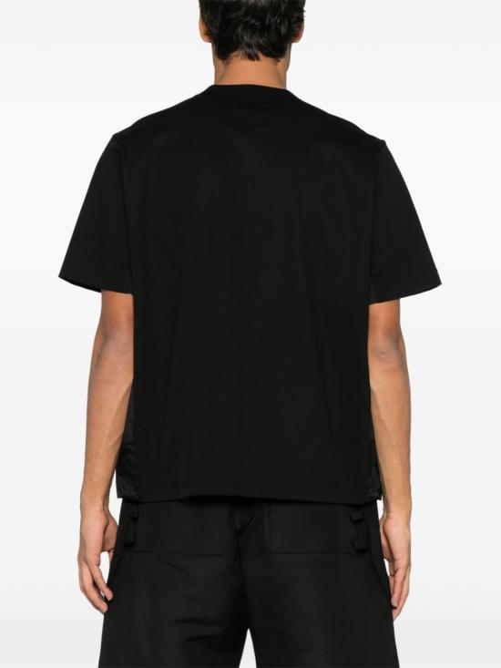 25SS 사카이 반팔 티셔츠 25 03644M 001 Black - SACAI