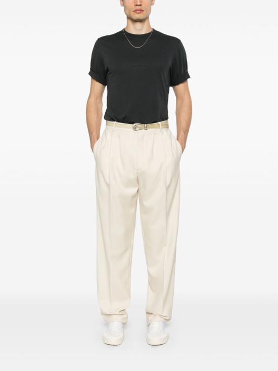 25SS 생로랑 반팔 티셔츠 818535 YBHD21025 Black - SAINT LAURENT