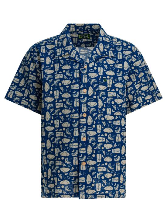 25FW 몽벨 긴팔 셔츠 2104730TAKE LOHA M S YAMADOUGU 1 Blue