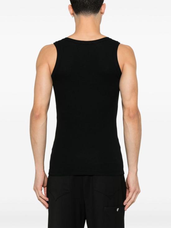 25SS 알렉산더 맥퀸 민소매 티셔츠 815098 QXAA91000 Black - ALEXANDER MCQUEEN