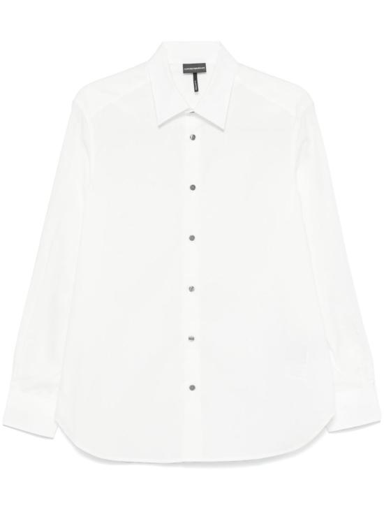 25SS 엠포리오 아르마니 긴팔 셔츠 EM001537 AF14341F0094 White