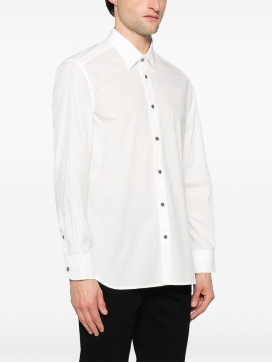 25SS 엠포리오 아르마니 긴팔 셔츠 EM001537 AF14341F0094 White - EMPORIO ARMANI