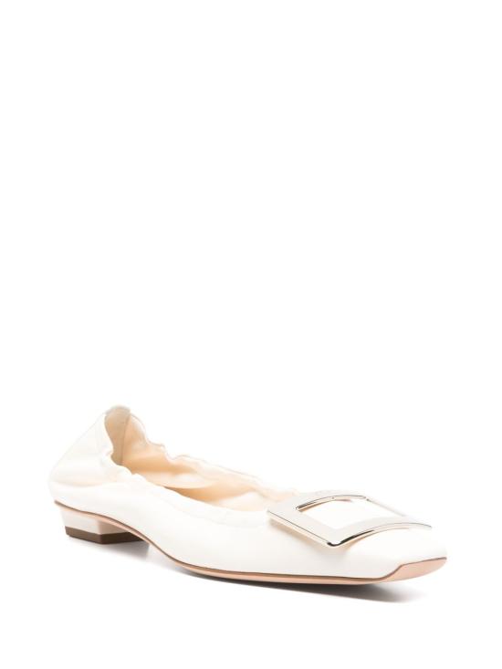 25SS 로저비비에 플랫 슈즈 RVW75941040 91TC019 White - ROGER VIVIER