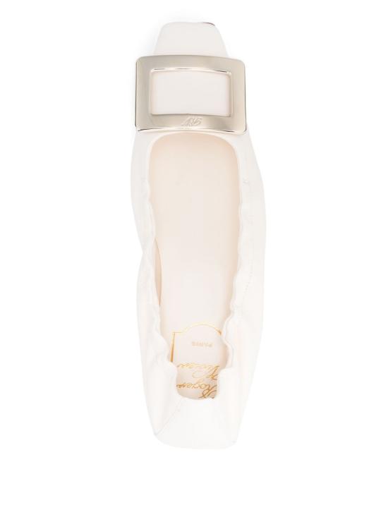 25SS 로저비비에 플랫 슈즈 RVW75941040 91TC019 White - ROGER VIVIER
