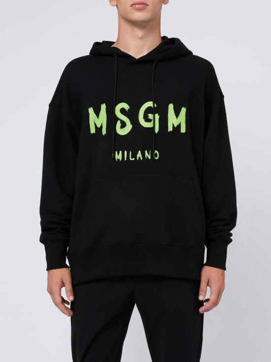 25FW 엠에스지엠 후드 티셔츠 3740MM51524779999 Black - MSGM
