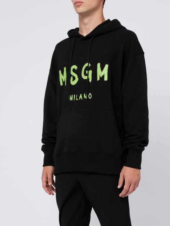 25FW 엠에스지엠 후드 티셔츠 3740MM51524779999 Black - MSGM