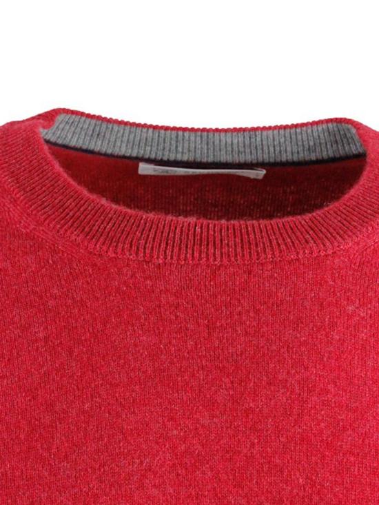  브루넬로 쿠치넬리 캐시미어 니트 스웨터 M2200100CP624 Red - BRUNELLO CUCINELLI