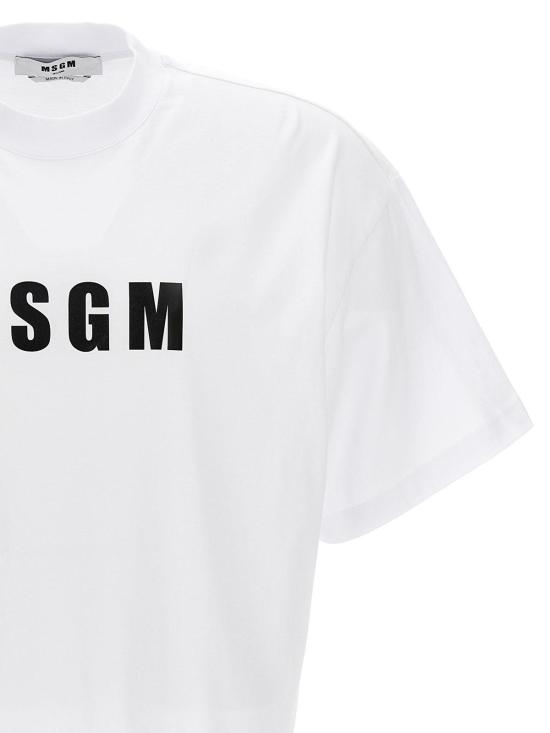  엠에스지엠 반팔 티셔츠 3540MM11323779801 White - MSGM