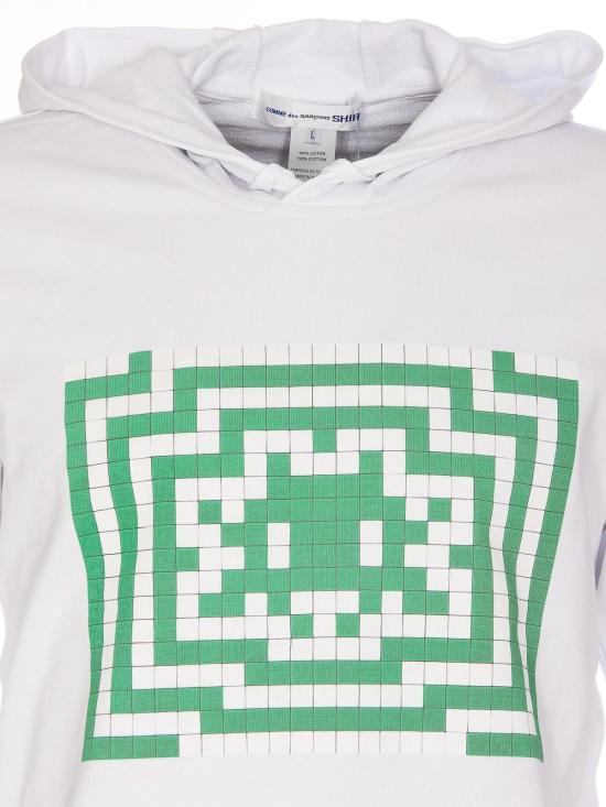 26SS 꼼데가르송 후드 티셔츠 T0062 White - COMME DES GARCONS