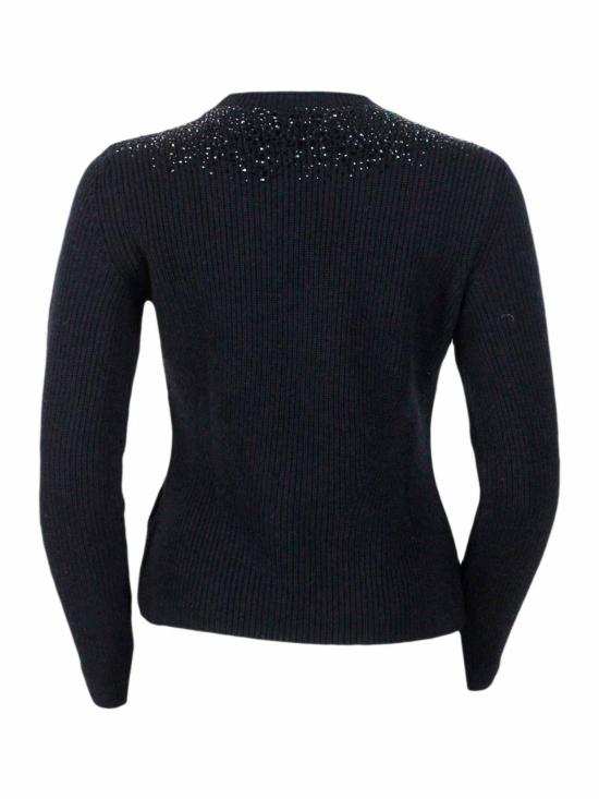 25FW 에르마노 설비노 스웨터 D355M343CTGXB95708 Black - ERMANNO SCERVINO