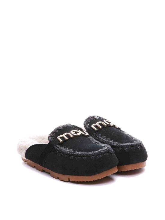 25FW 모우 뮬/슬리퍼 431000ABKBK Black - MOU