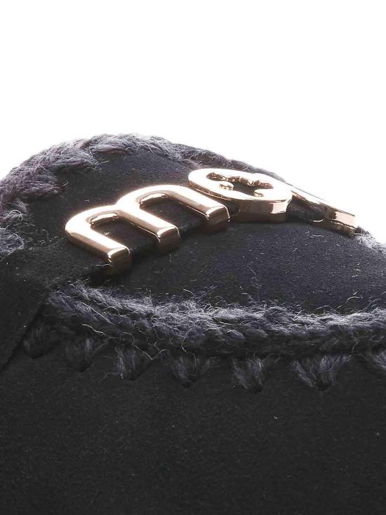 25FW 모우 뮬/슬리퍼 431000ABKBK Black - MOU