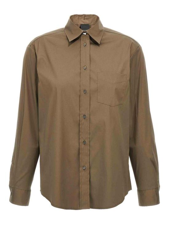 25FW 핑코 셔츠 103708A26UX51 Green