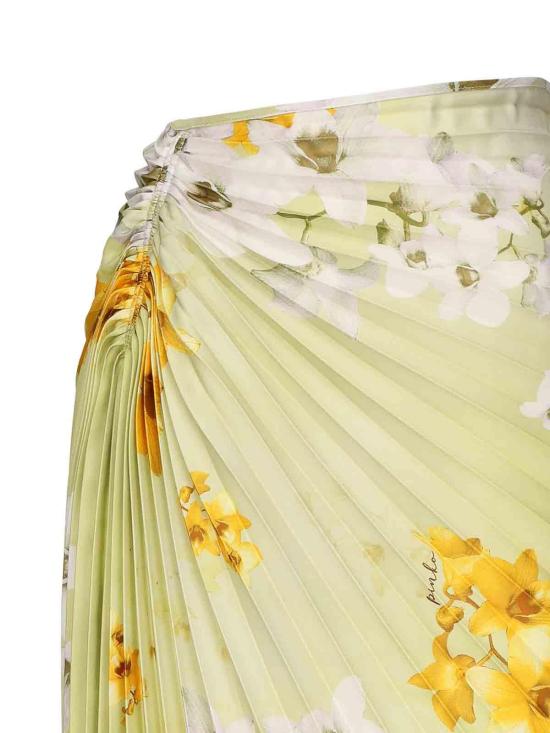 26SS 핑코 미디 스커트 1046782F2VGB Green - PINKO