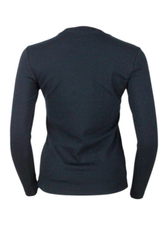 25FW 파비아나 필리피 반팔 티셔츠 JED214F399I963825 Black - FABIANA FILIPPI