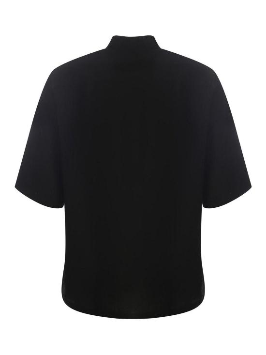  코스투메인 반팔 셔츠 W67CARBONE Black - COSTUMEIN