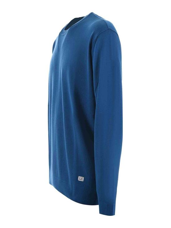  씨피 컴퍼니 스웨터 CMKN168A4037A870 Blue - C.P. COMPANY