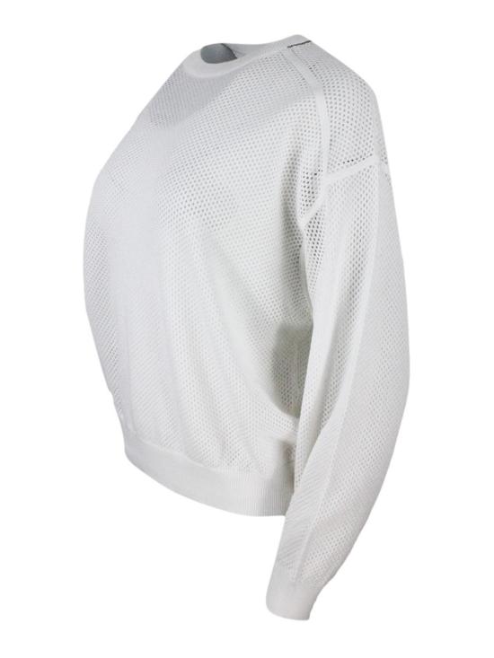 26SS 브루넬로 쿠치넬리 스웨터 M19197910C159 White - BRUNELLO CUCINELLI