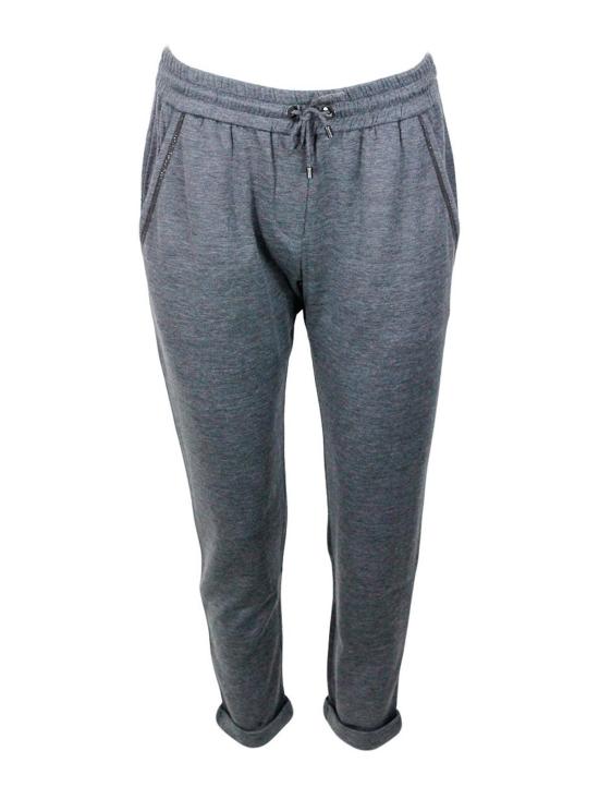 26FW 브루넬로 쿠치넬리 트레이닝/조거 팬츠 MD828SB899572 Grey