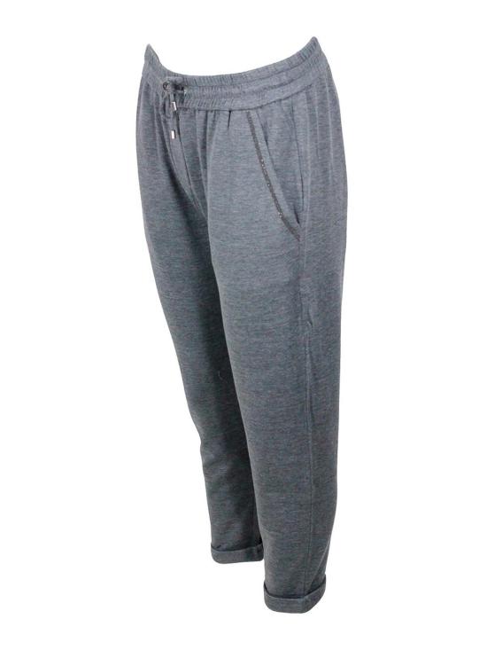 26FW 브루넬로 쿠치넬리 트레이닝/조거 팬츠 MD828SB899572 Grey - BRUNELLO CUCINELLI