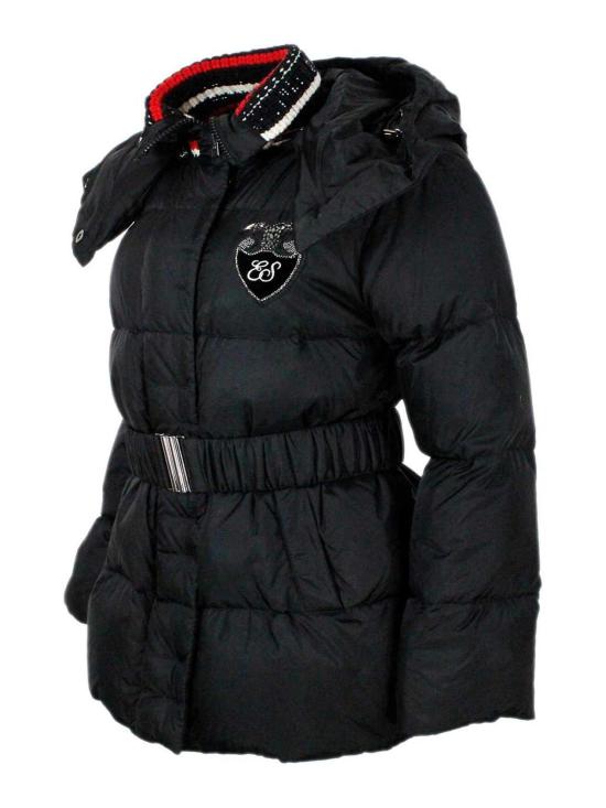  에르마노 설비노 패딩 D350A312AFV95708 Black - ERMANNO SCERVINO