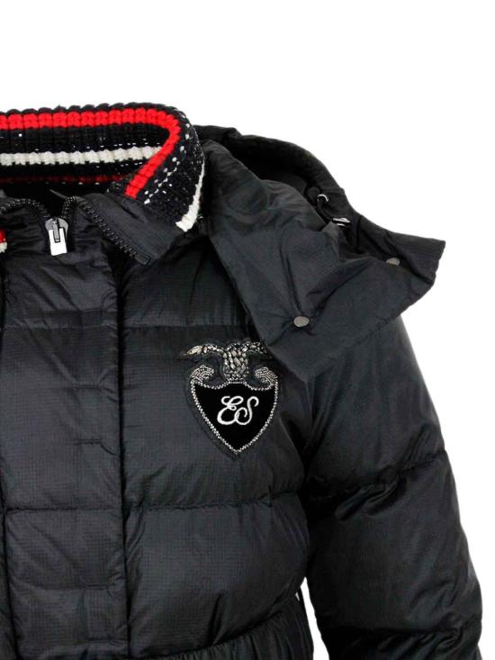  에르마노 설비노 패딩 D350A312AFV95708 Black - ERMANNO SCERVINO