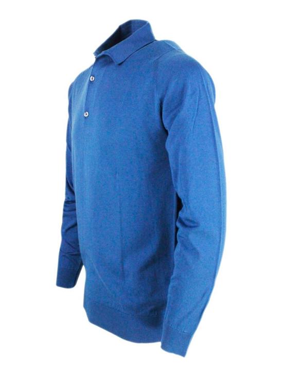  존스메들리 폴로 티셔츠 BRADWELLLST35 Light Blue - JOHN SMEDLEY