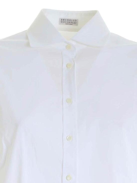  브루넬로 쿠치넬리 셔츠 M0091MI106C159 White - BRUNELLO CUCINELLI