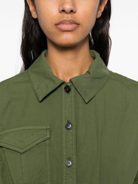 25SS 울리치 숏 원피스 CFWWDR0185FR UT36656641 Green - WOOLRICH