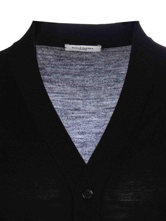 25FW 파올로페코라 가디건 A005F0019000 Black - PAOLO PECORA