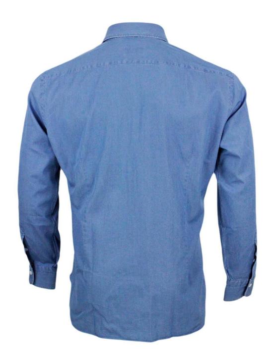  발바 데님 셔츠 K1U10PZ01PZ998U002 Light Wash - BARBA