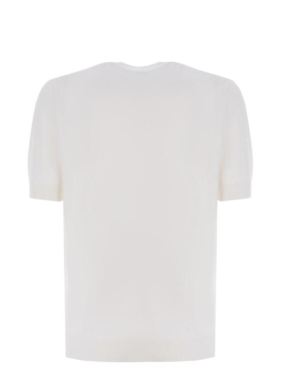  필리포 드 로렌티스 반팔 티셔츠 GC1MLCR14R001 White - FILIPPO DE LAURENTIIS