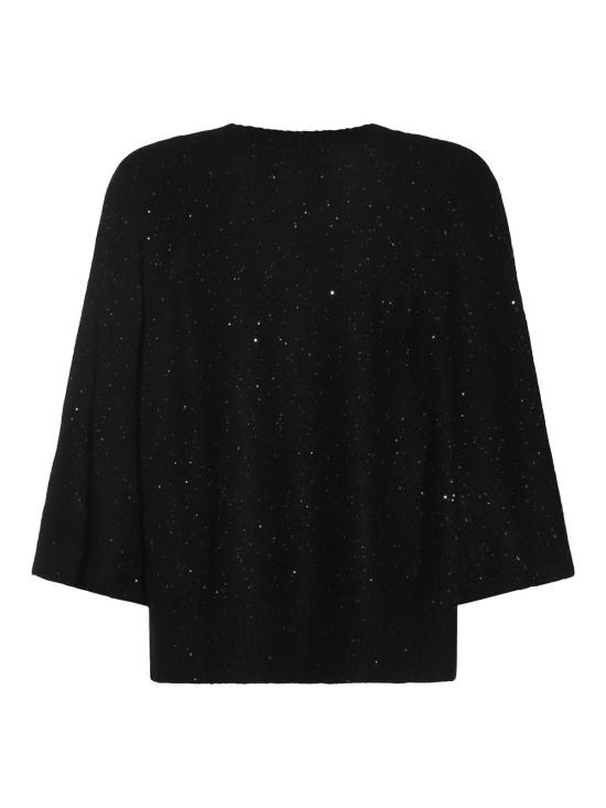 25FW 파비아나 필리피 반팔 티셔츠 MAD214F067D296825 Black - FABIANA FILIPPI