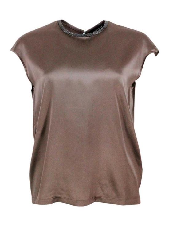 26SS 파비아나 필리피 민소매 티셔츠 TPD223F2151250 Brown