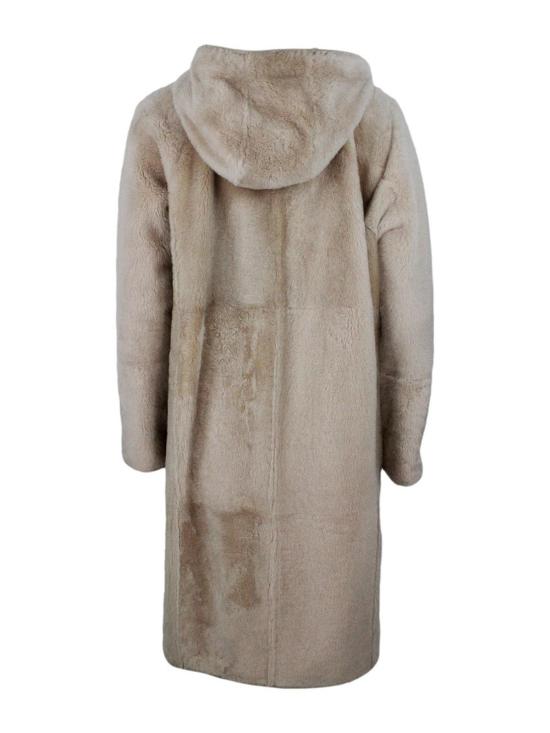  브루넬로 쿠치넬리 퍼 코트 MPMRA9715C8539 Beige - BRUNELLO CUCINELLI