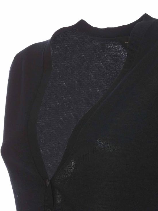 25FW 핑코 가디건 103941A229Z99 Black - PINKO