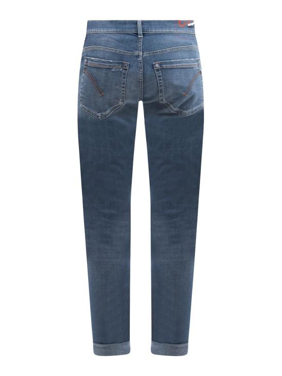  돈답 스트레이트 팬츠 UP232DS0145FH2800 Blue - DONDUP