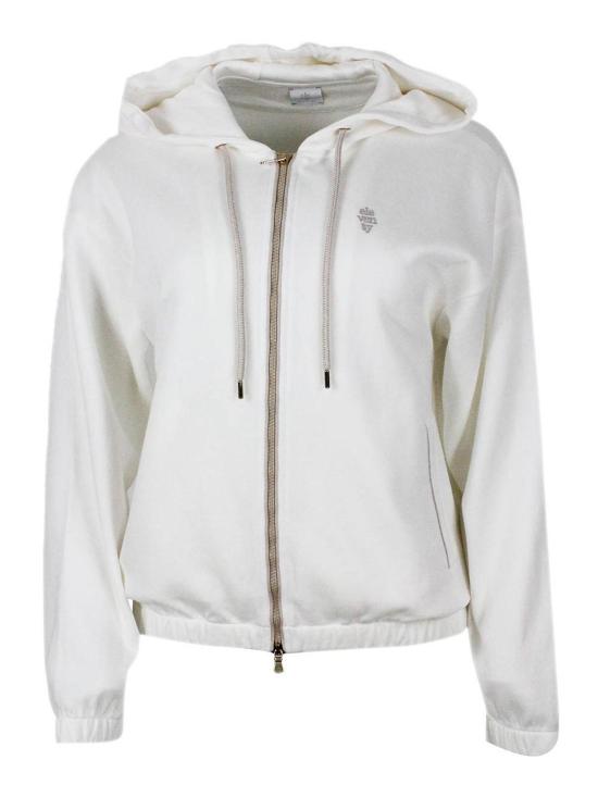  일레븐티 후드 티셔츠 K80FELI06FEL01A White