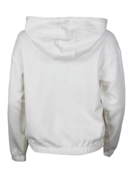  일레븐티 후드 티셔츠 K80FELI06FEL01A White - ELEVENTY