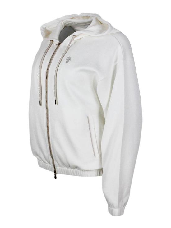  일레븐티 후드 티셔츠 K80FELI06FEL01A White - ELEVENTY