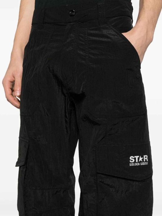  골든구스 스트레이트 팬츠 GMP01831P00145790100 Black - GOLDEN GOOSE